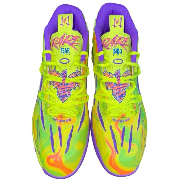 Puma LaMelo Ball MB.03 Spark Size 13 Basketball Sneaker Shoe Cosmic Slime New - Picture 4 of 9